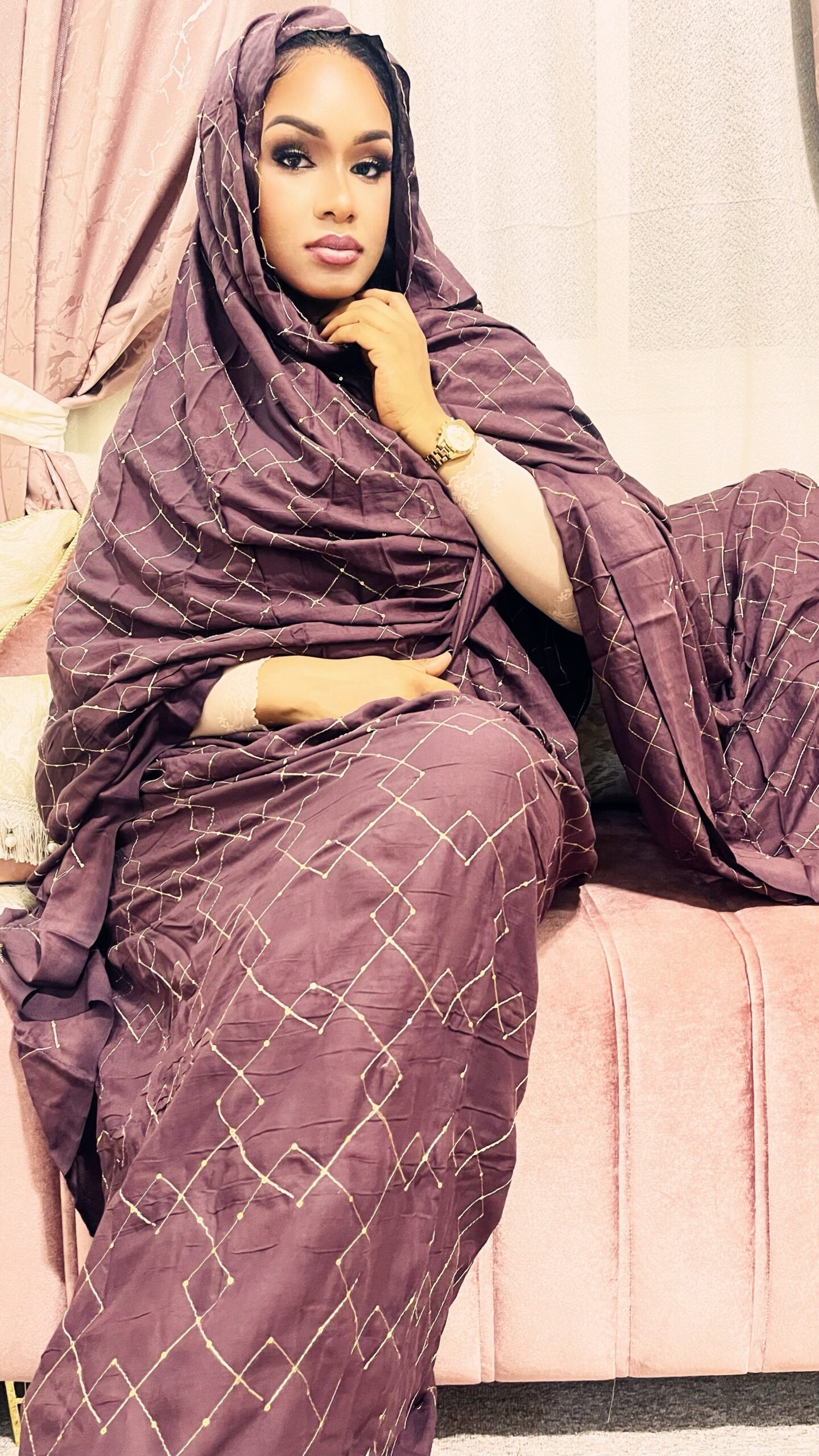 A03C38BB-2746-4C2A-A154-3C787950F91C Digital cotton- Robe Melehfa – Image 1