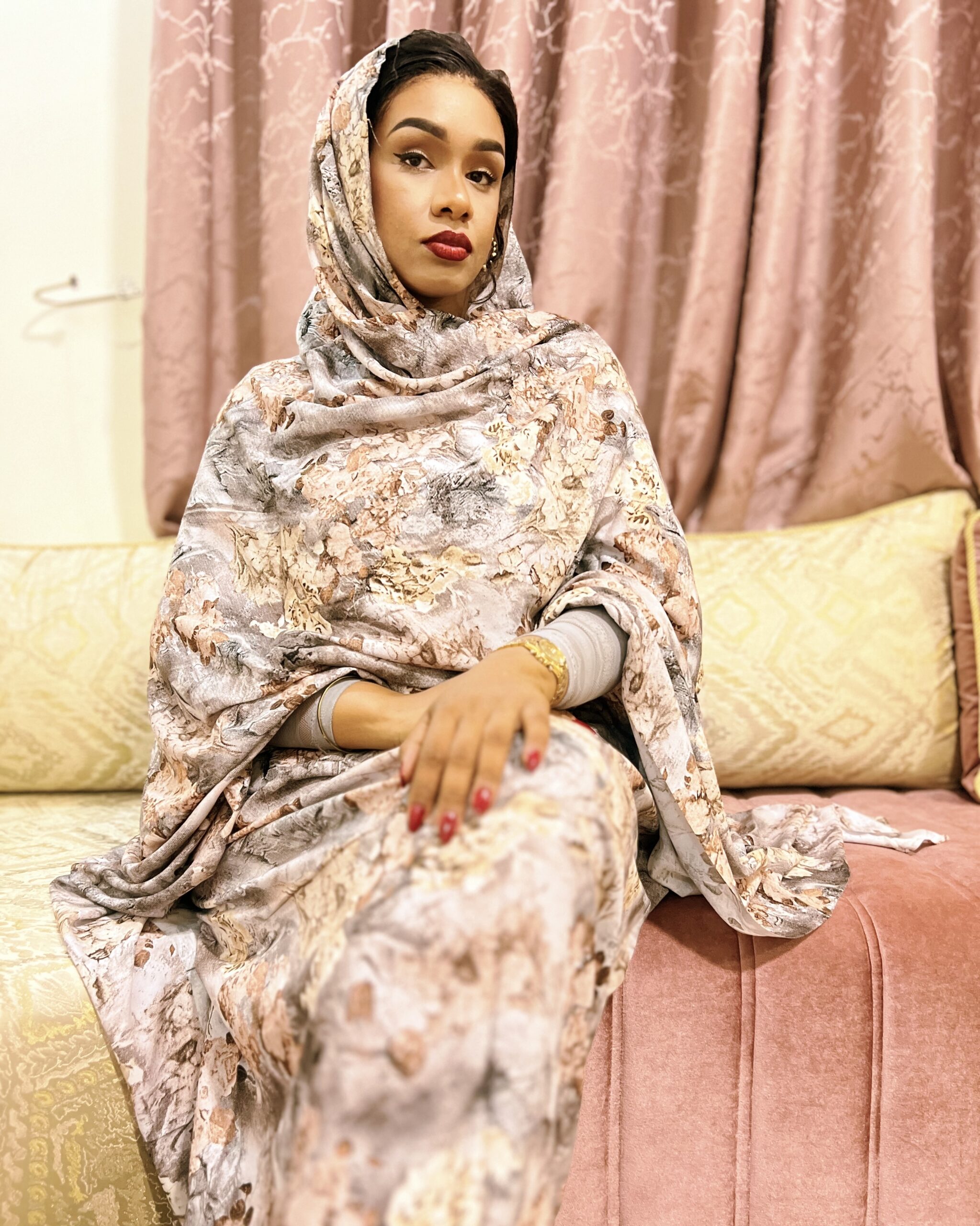 B5DA80D2-6A3D-41A3-B21F-3D54F5F1A3C3 Digital cotton- Robe Melehfa – Image 1