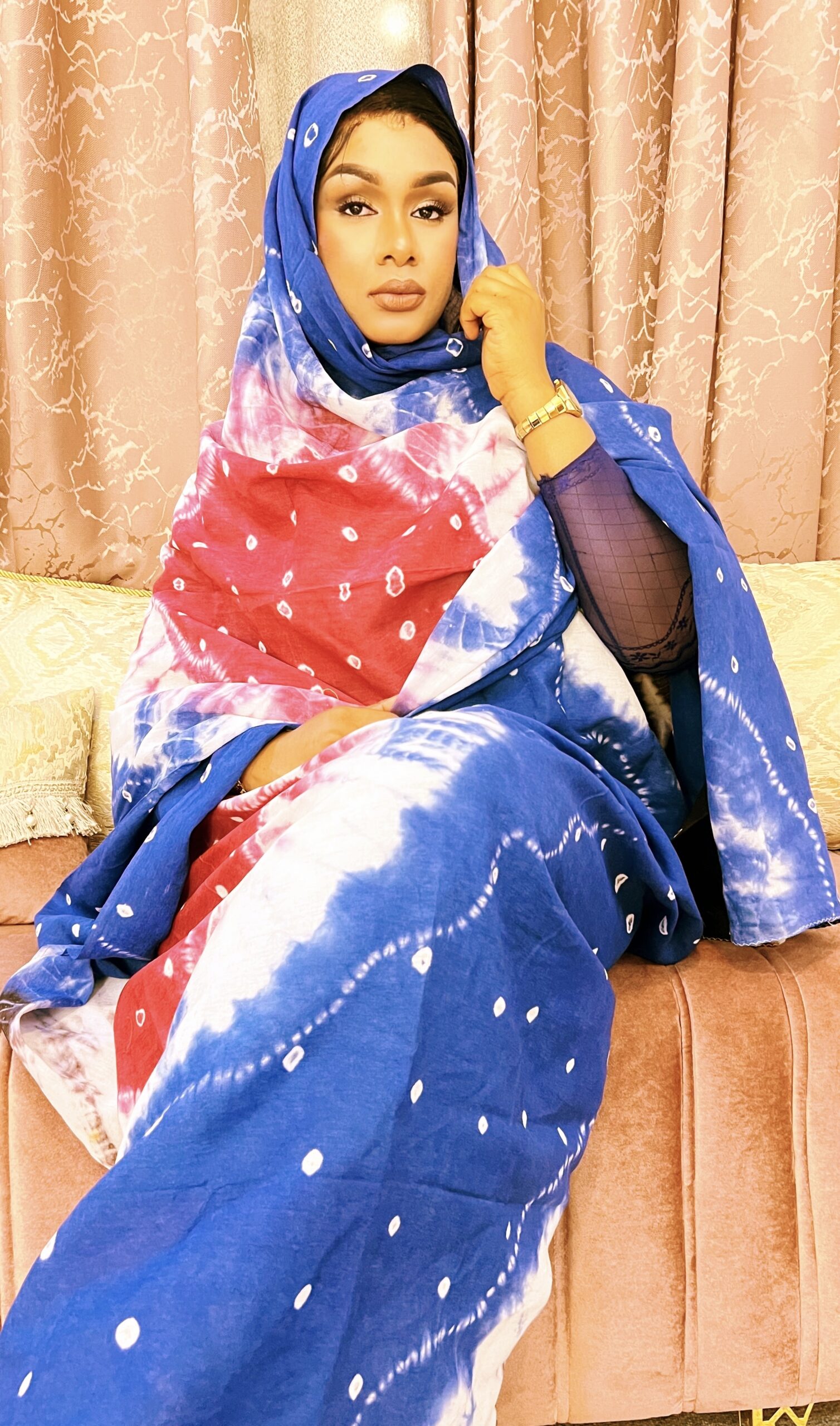 32A4459A-1FCC-40EB-8AA8-72E36A7E6BA4 INDIGO-Robe Melehfa – Image 1