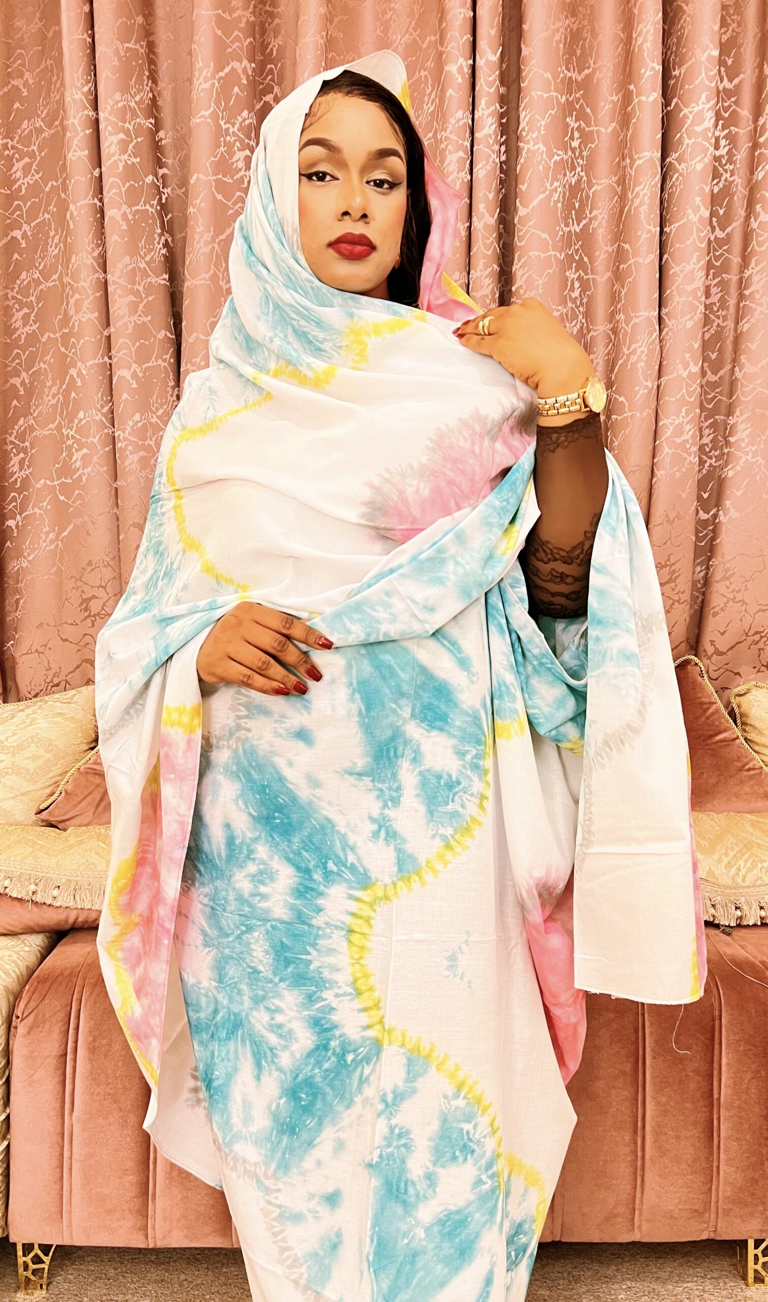 DAB5A136-08C9-4EC1-BDC2-3F4E374CBF7C INDIGO-Robe Melehfa – Image 1