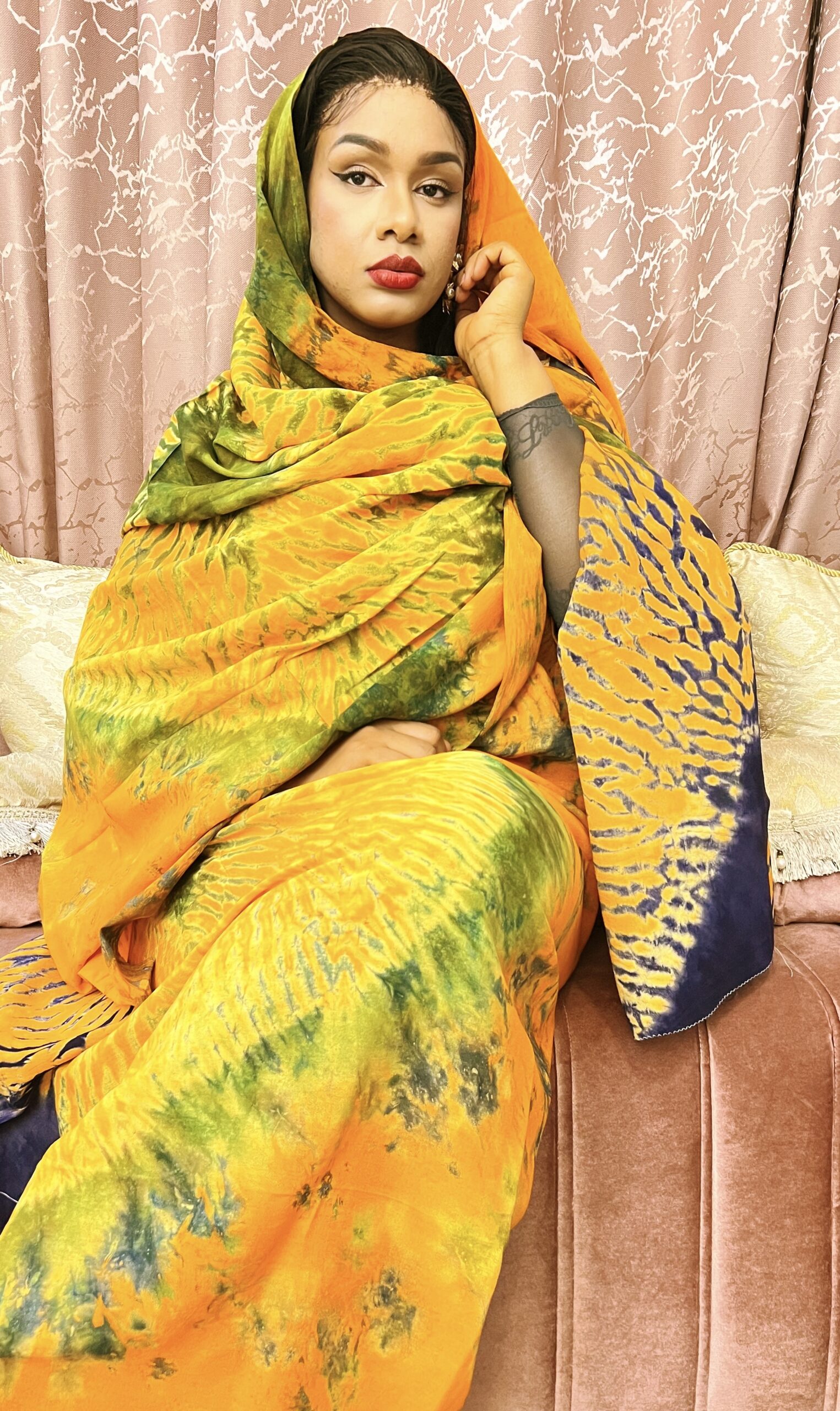 F7A209E5-F730-413B-9CD8-05BC065597D2 INDIGO-Robe Melehfa – Image 1